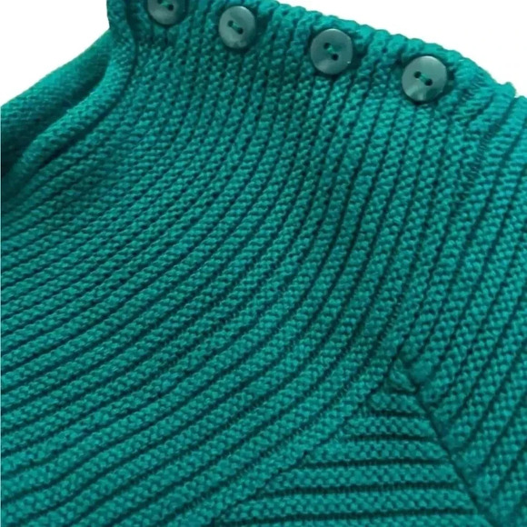 Women's Talbot's Petite Green Sweater Size Large - Picture 2 of 4